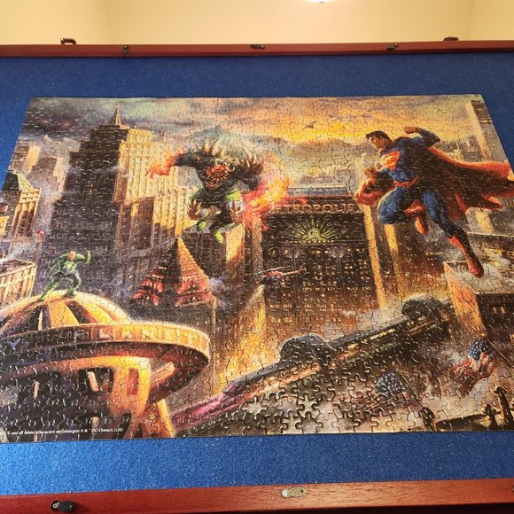 Ceaco - Thomas Kinkade - DC Comics - Superman Man of Steel - 1000 Piece Puzzle - Picture 2 of 3